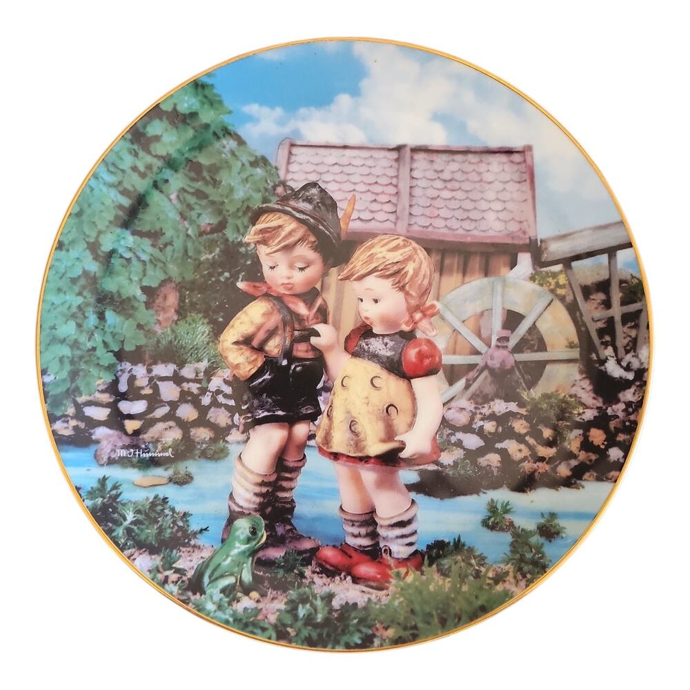 Danbury Mint Limited Edition Hummel Hello Down There Collector Plate